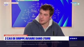 Donatien Lavigne, aviculteur, explique ce qu'a representé les deux cas de grippe aviaire découverts dans l'Eure
