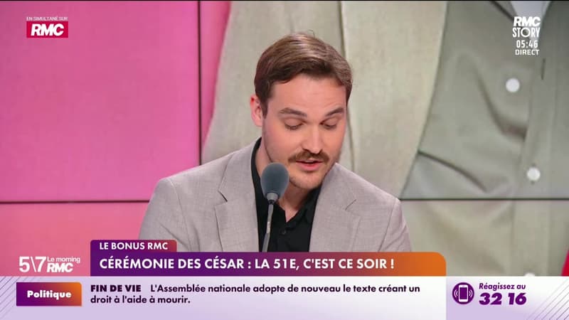 Le bonus RMC : Cérémonie des César, la 51e, c'est ce soir ! - 26/02