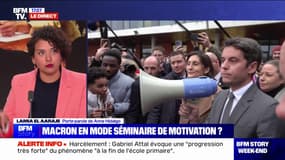 Lamia El Aaraje, porte-parole d'Anne Hidalgo: "Les Français ne sont pas dupes: leur quotidien, ce ne sont pas les coups de com' de Gabriel Attal"