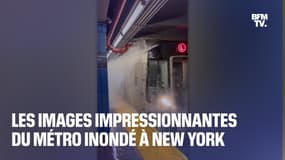 Les images d'inondations exceptionnelles dans le métro de New York