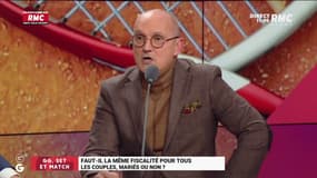 Faut-il la même fiscalité pour tous les couples, mariés ou non ? Jérôme Marty trouve le système d'aujourd'hui "aberrant"