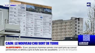 Caen: la construction du nouveau CHU avance
