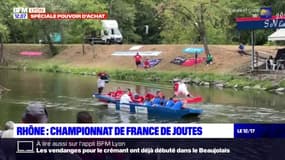 Rhône: les finales des championnats de France de joutes nautiques se sont tenues à Loire-sur-Rhône