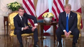 L'échange musclé entre Donald Trump et Emmanuel Macron au sujet des combattants de Daesh
