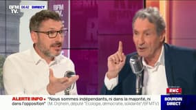 Echange tendu entre Bourdin et Matthieu Orphelin: "Pas de réponse c'est la plus mauvaise solution"