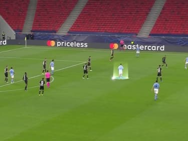 Joao Cancelo lors du match Gladbach-Manchester City, le 24 février 2021