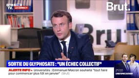 Emmanuel Macron au sujet de l'écologie: "Personne n'a autant fait que nous depuis trois ans"