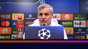 Bruno Genesio en conférence de presse à la veille de Dortmund-Lille, le 3 mars 2025