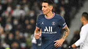 Angel Di Maria avec le PSG en février 2022