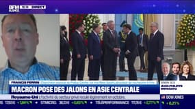 Macron pose des jalons en Asie Centrale