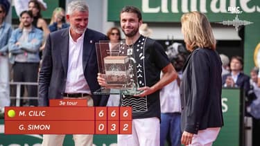 Roland-Garros : "C'est un miracle", Simon pas amer pour ses adieux au tournoi