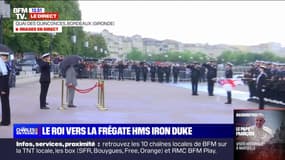 Charles III à Bordeaux: l'hymne "God Save The King" résonne sur les quais des Quinconces