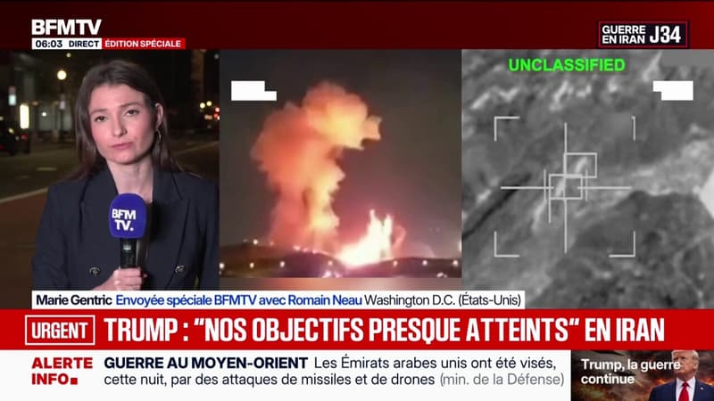 "Les États-Unis doivent finir le travail": retour sur les déclarations de la nuit de Donald Trump