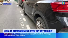 Le stationnement gratuit en août à Lyon, c’est terminé