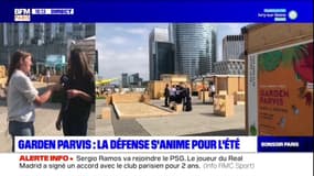 Le "Garden Parvis" va animer l'esplanade de la Défense jusqu'au 13 août