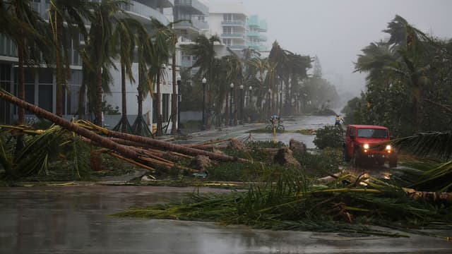 Miami submergée par les eaux, le 10 septembre 2017