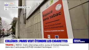 Paris: la cigarette désormais bannie aux abords du collège Sonia-Delaunay