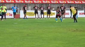 Koulibaly (avec le chasuble jaune)