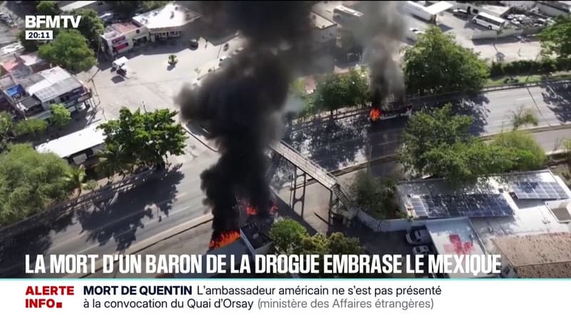 Incendies, fusillades… Après la mort du chef de cartel "El Mencho", le Mexique fait face à une flambée de violences