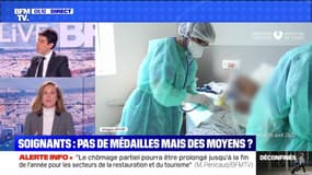 Soignants : pas de médailles mais des moyens ? - 15/05