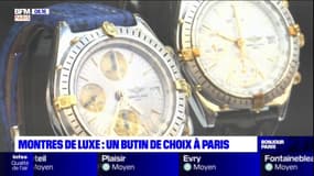 Paris: les vols de montres de luxe plus nombreux et plus violents