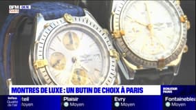 Paris: les vols de montres de luxe plus nombreux et plus violents