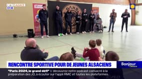 Alsace: des enfants ont passé l'après-midi avec des joueurs professionnels de handball