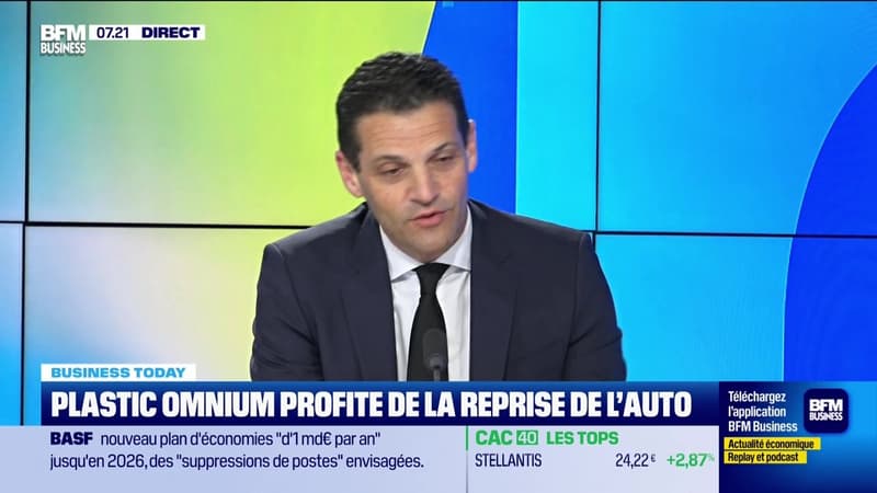 Laurent Favre (Plastic Omnium) : Profit sur la reprise de l'auto - 23/02