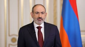 Le dirigeant de l'Arménie, Nikol Pachinian, le 25 avril 2021 à Erevan.