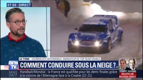 Sous la neige, adoptez une conduite souple