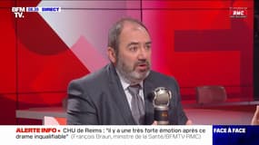 François Braun s'adresse aux soignants: "N'acceptez aucune violence, arrêtez d'utiliser ce terme d'incivilité (...). Il faut porter plainte" 