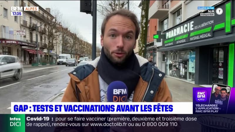 Gap: tests et vaccinations contre le Covid-19 avant les fêtes