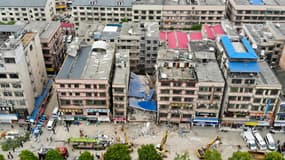 Un immeuble de six étages s'est effondré à Changsha, en Chine