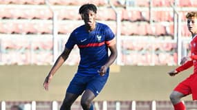 PSG - Joane Gadou avec l'équipe de France U16, le 1er novembre 2022