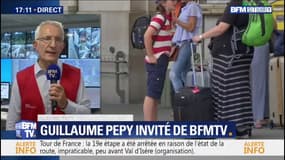 Canicule: "Il y a eu des températures aux rails qui ont atteint les 65°C, dans le sud de la France" (président de la SNCF)