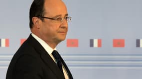 François Hollande lors de son déplacement au Maroc, le 4 avril.