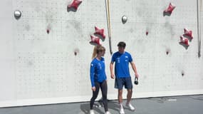 Pierre Rebreyend et Capucine Viglione, champions de France d’escalade de vitesse 