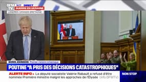Boris Johnson annonce une aide supplémentaire de 350 millions d'euros pour l'Ukraine