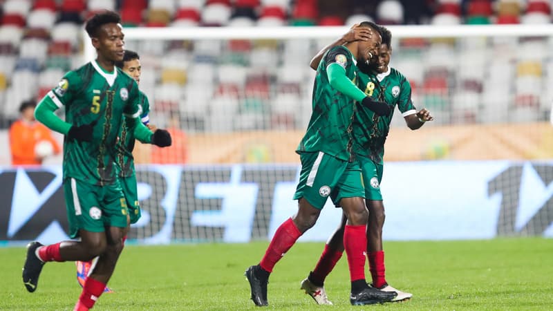 L'équipe de Madagascar, pendant la CAN , en 2023