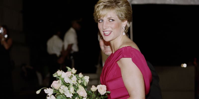 Lady Diana à Washington, le 4 octobre 1990