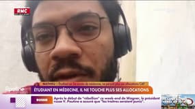 Mathieu ne touche plus les allocations de la CAF auxquelles il a droit