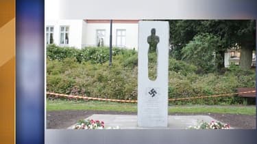 Le mémorial vandalisé