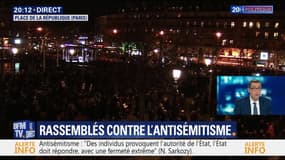 La France rassemblée contre l'antisémitisme