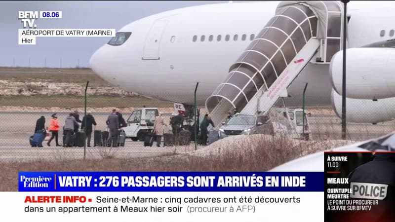 Vatry: les 276 passagers ont atterri en Inde