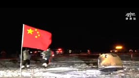 La sonde chinoise Chang'e 5 fait son retour sur Terre après son expédition sur la Lune