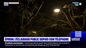 Calvados: l'éclairage public depuis son téléphone à Epron 