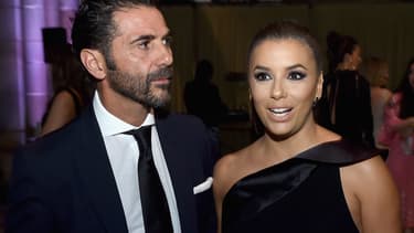 Eva Longoria et son mari José Antonio Bastón, en août 2017 à New York