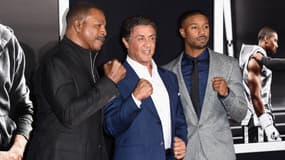 Carl Weathers, Sylvester Stallone et Michael B. Jordan