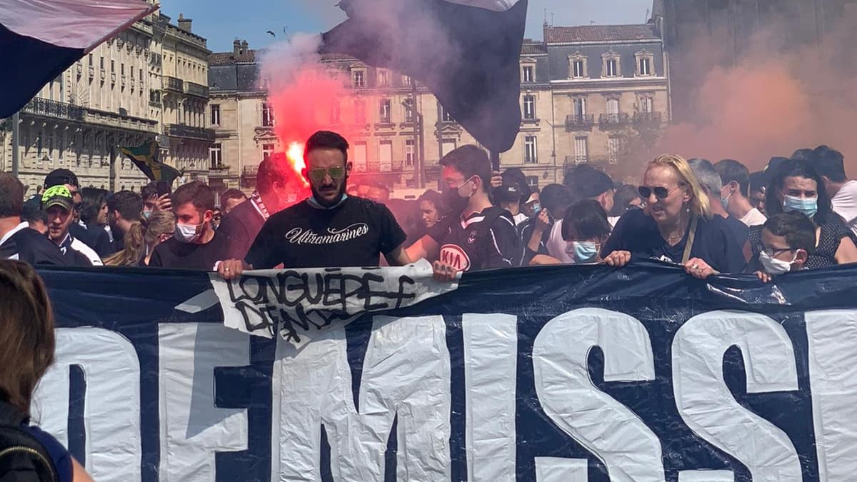 La colère des ultras bordelais La colère des ultras bordelais