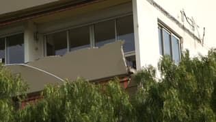 Sept balcons de la façade d'une résidence sont tombés à Antibes le 14 avril 2024. 